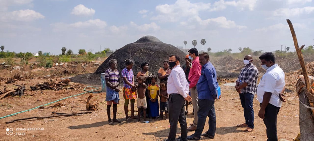 2021 04 10 Enquiry at the worksite 1 jpg 202104 CHE Arun Kumar Charcoal Unit Rescue Approved for Full Use 1024x461
