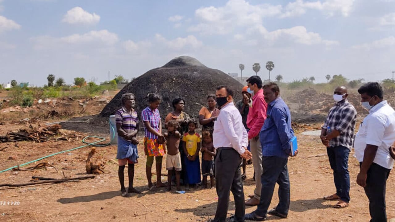 2021 04 10 Enquiry at the worksite 1 jpg 202104 CHE Arun Kumar Charcoal Unit Rescue Approved for Full Use 1024x461