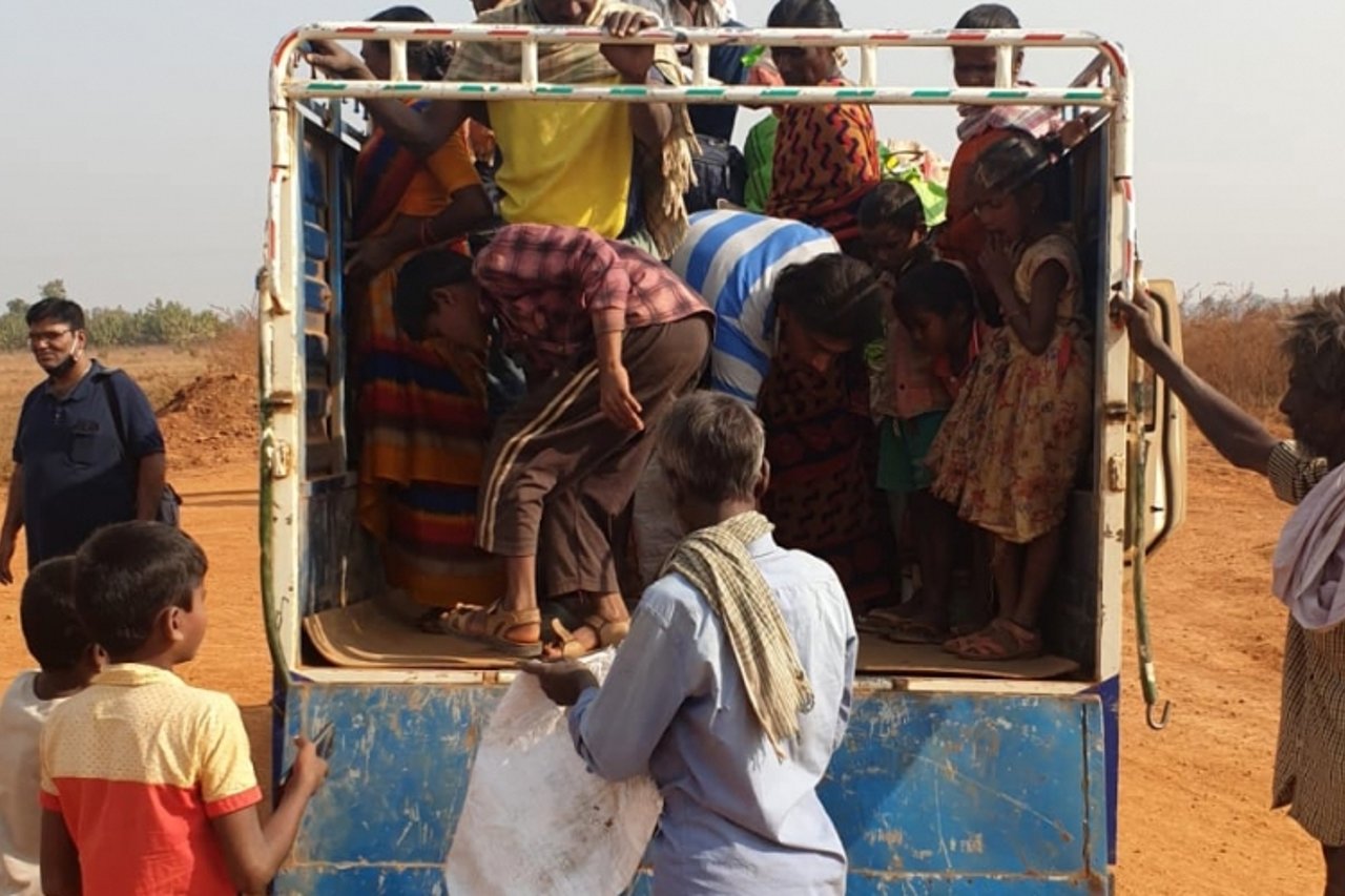 2021 01 07 IJM and FSD Rescue in Odisha Survivors Leaving 2