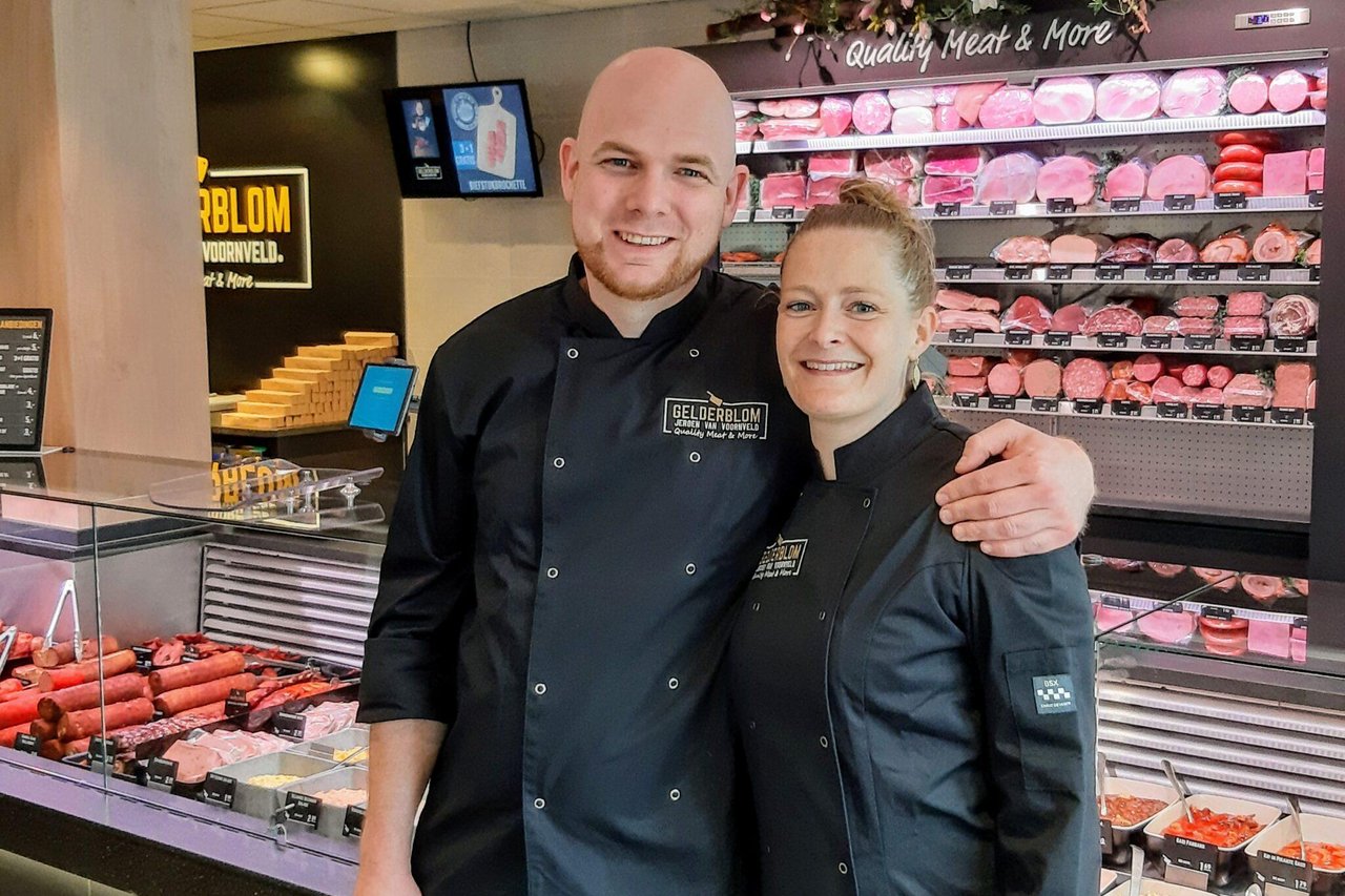 Business partner Jeroen Voornveld met zijn vrouw Annegré