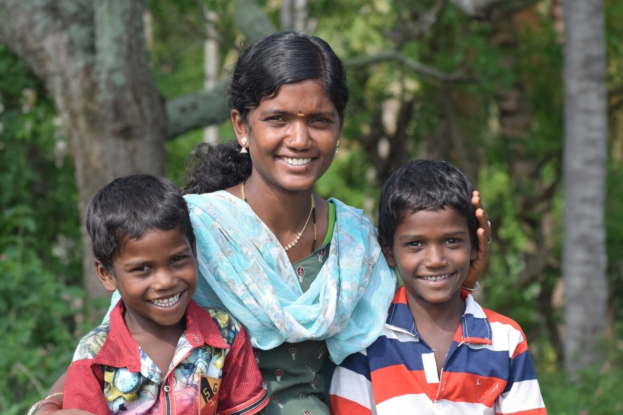 Mala and her sons JPG 202201 BAN Mala Approved for Full Use 2