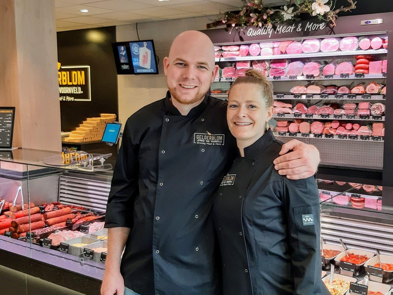 Business partner Jeroen Voornveld met zijn vrouw Annegré